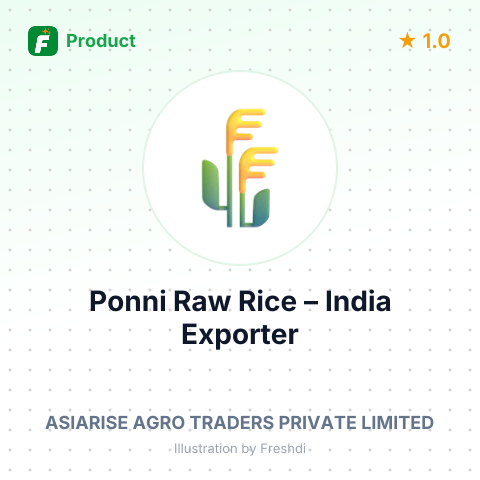 Ponni Raw Rice – summary card, no photo uploaded yet