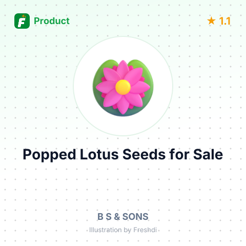 Popped Lotus Seeds – summary card, no photo uploaded yet