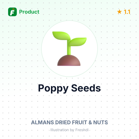 Poppy Seeds – summary card, no photo uploaded yet