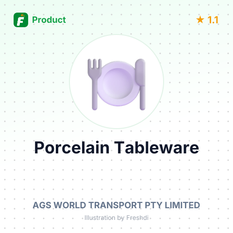 Porcelain Tableware – summary card, no photo uploaded yet
