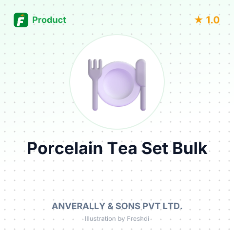 Porcelain Tea Set – summary card, no photo uploaded yet