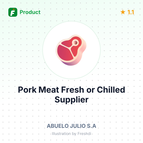 Pork Meat, Fresh or Chilled – summary card, no photo uploaded yet