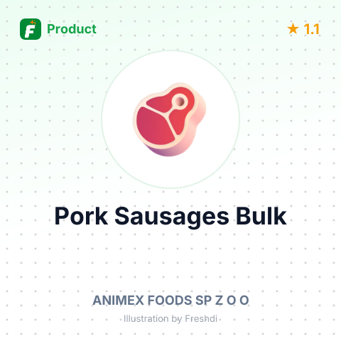 Pork Sausages and Smoked Bacon – summary card, no photo uploaded yet