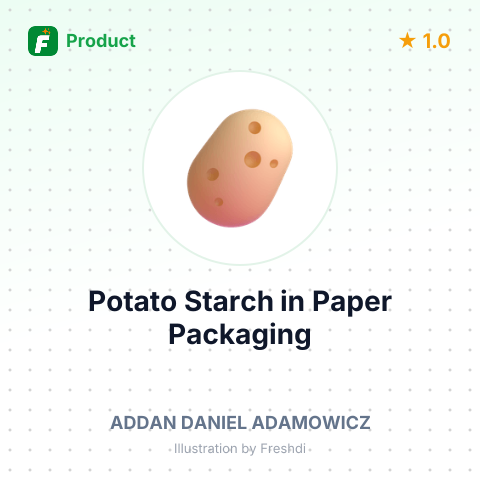 Potato Starch in Paper Packaging – summary card, no photo uploaded yet