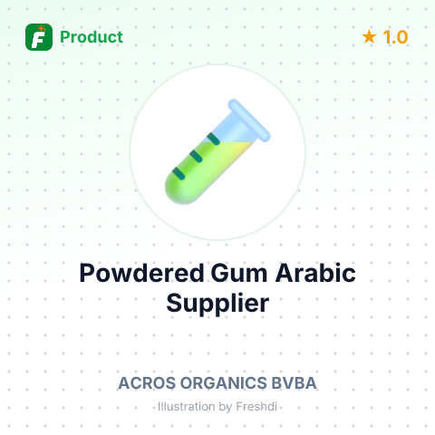 Powdered Gum Arabic – summary card, no photo uploaded yet