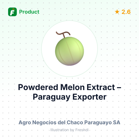 Powdered Melon Extract – summary card, no photo uploaded yet