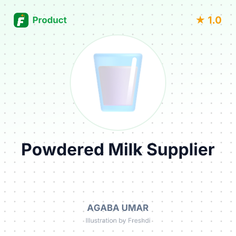 Powdered Milk – summary card, no photo uploaded yet