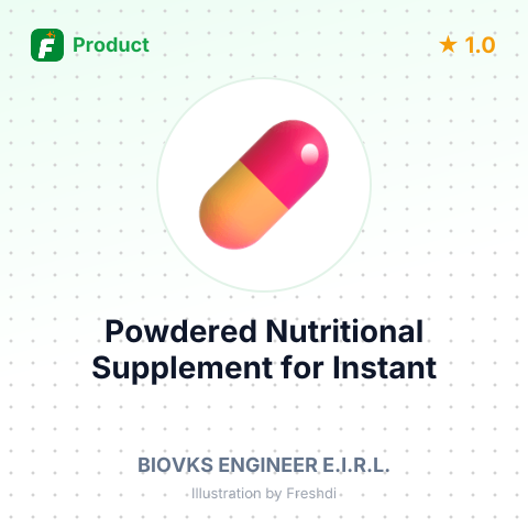 Powdered Nutritional Supplement for Instant Beverage – summary card, no photo uploaded yet