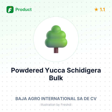 Powdered Yucca Schidigera Plant – summary card, no photo uploaded yet