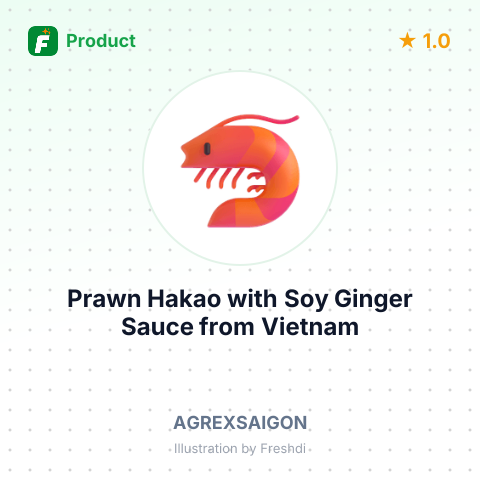 Prawn Hakao with Soy Ginger Sauce – summary card, no photo uploaded yet