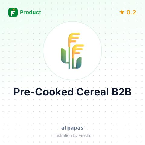 Pre-Cooked Cereal Products, in Grain Form – summary card, no photo uploaded yet