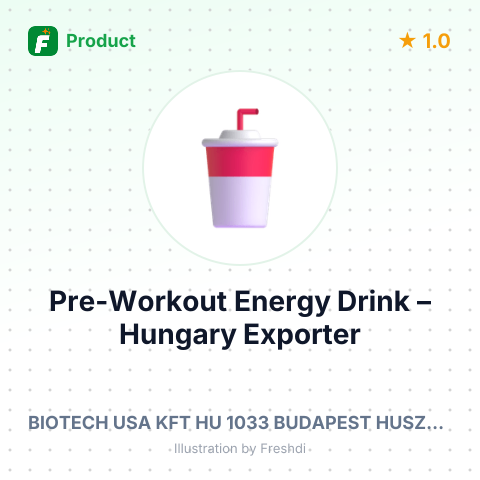 Pre-Workout Energy Drink – summary card, no photo uploaded yet