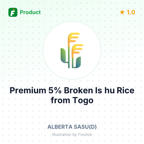 Premium 5% Broken Is hu Rice – summary card, no photo uploaded yet