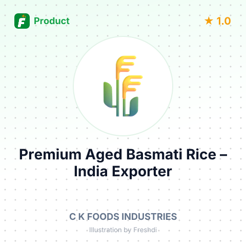 Premium Aged Basmati Rice – summary card, no photo uploaded yet