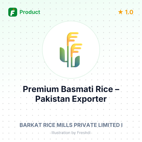 Premium Basmati Rice – summary card, no photo uploaded yet