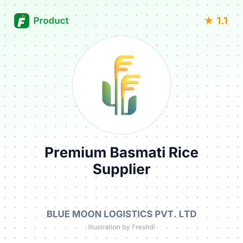 Premium Basmati Rice – summary card, no photo uploaded yet