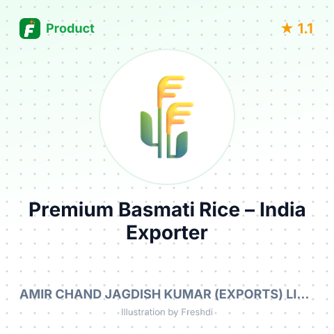 Premium Basmati Rice – summary card, no photo uploaded yet