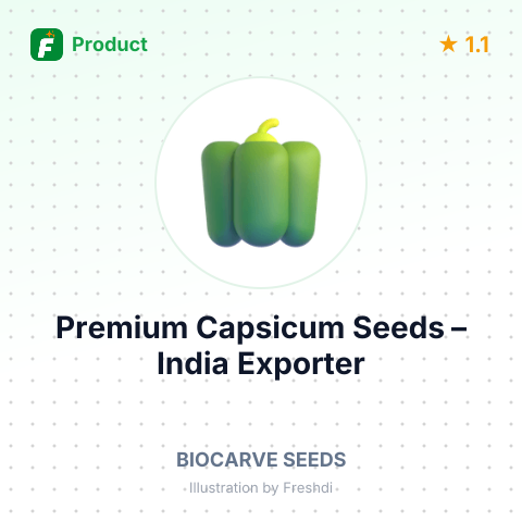 Premium Capsicum Seeds – summary card, no photo uploaded yet
