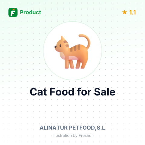 Premium Cat Food – summary card, no photo uploaded yet