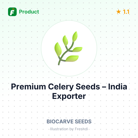 Premium Celery Seeds – summary card, no photo uploaded yet