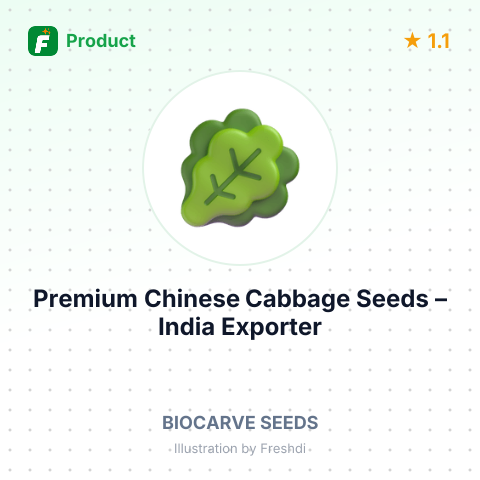 Premium Chinese Cabbage Seeds – summary card, no photo uploaded yet