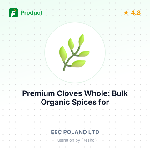 Premium Cloves Whole: Bulk Organic Spices for Cooking  – summary card, no photo uploaded yet