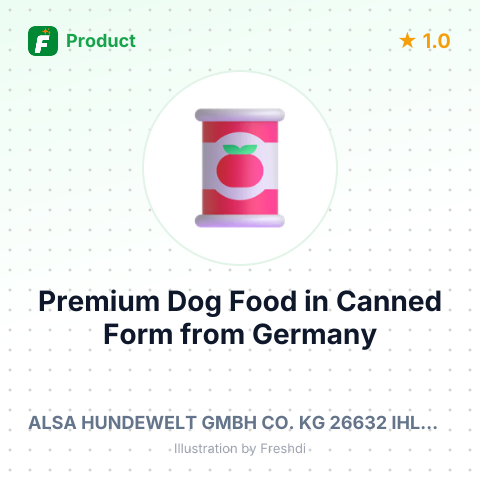 Premium Dog Food in Canned Form – summary card, no photo uploaded yet
