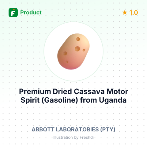 Premium Dried Cassava Motor Spirit (Gasoline) – summary card, no photo uploaded yet