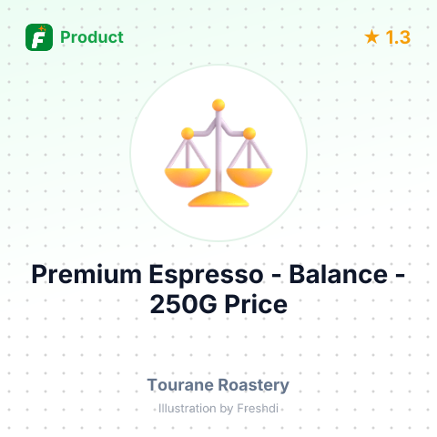 Premium Espresso - Balance - 250G – summary card, no photo uploaded yet