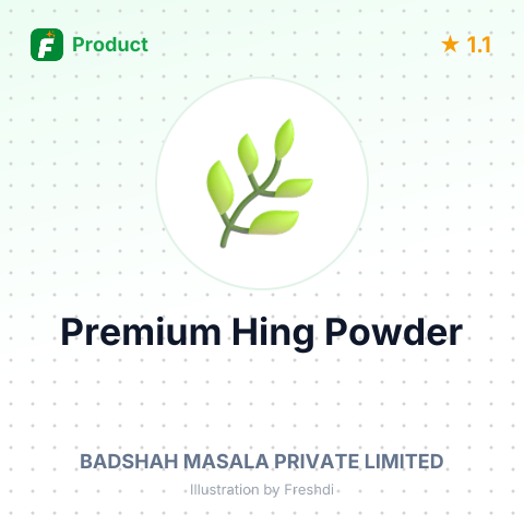 Premium Hing Powder – summary card, no photo uploaded yet