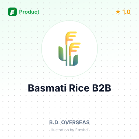 Premium Indian Basmati Rice – summary card, no photo uploaded yet