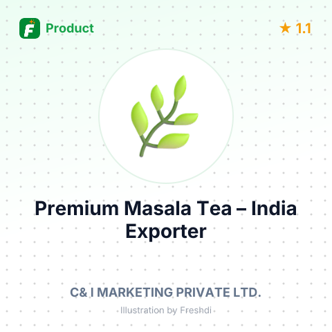 Premium Masala Tea – summary card, no photo uploaded yet