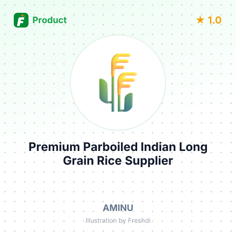 Premium Parboiled Indian Long Grain Rice – summary card, no photo uploaded yet