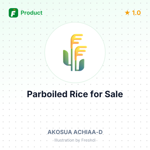 Premium Parboiled Rice – summary card, no photo uploaded yet
