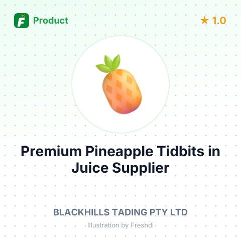 Premium Pineapple Tidbits in Juice – summary card, no photo uploaded yet