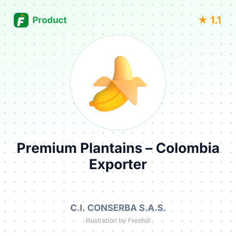 Premium Plantains – summary card, no photo uploaded yet