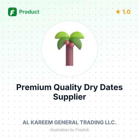 Premium Quality Dry Dates – summary card, no photo uploaded yet