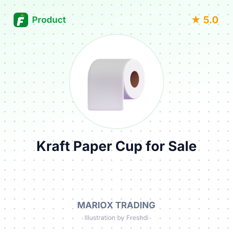 Premium Quality Kraft Paper Cup – summary card, no photo uploaded yet