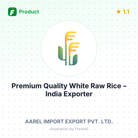 Premium Quality White Raw Rice – summary card, no photo uploaded yet