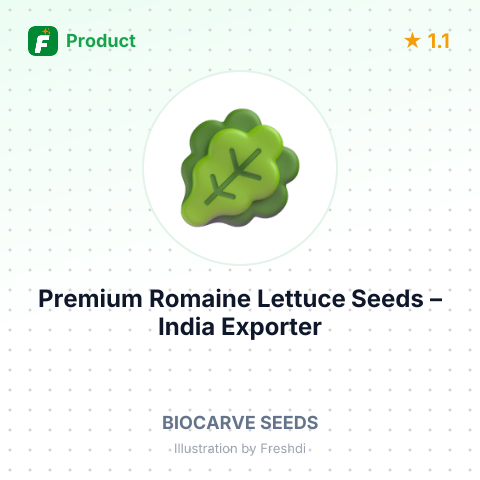 Premium Romaine Lettuce Seeds – summary card, no photo uploaded yet