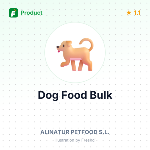 Premium Salmon and Rice Dog Food – summary card, no photo uploaded yet