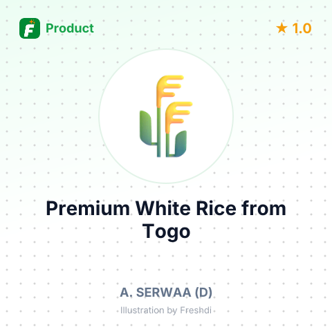 Premium White Rice – summary card, no photo uploaded yet