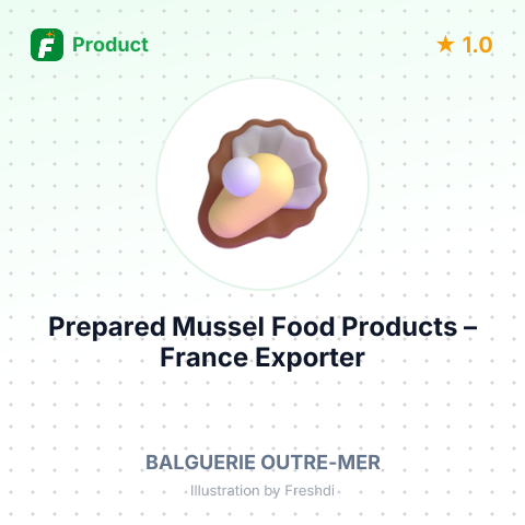 Prepared Mussel Food Products – summary card, no photo uploaded yet