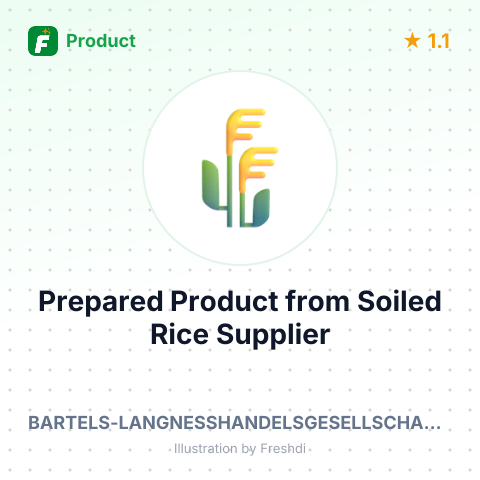 Prepared Product from Soiled Rice – summary card, no photo uploaded yet