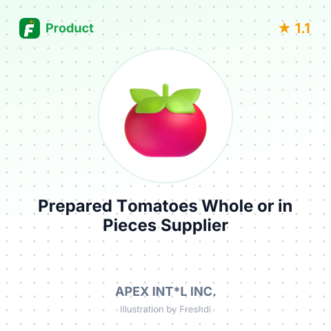 Prepared Tomatoes Whole or in Pieces – summary card, no photo uploaded yet