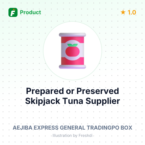 Prepared or Preserved Skipjack Tuna – summary card, no photo uploaded yet