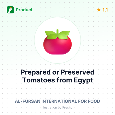 Prepared or Preserved Tomatoes – summary card, no photo uploaded yet
