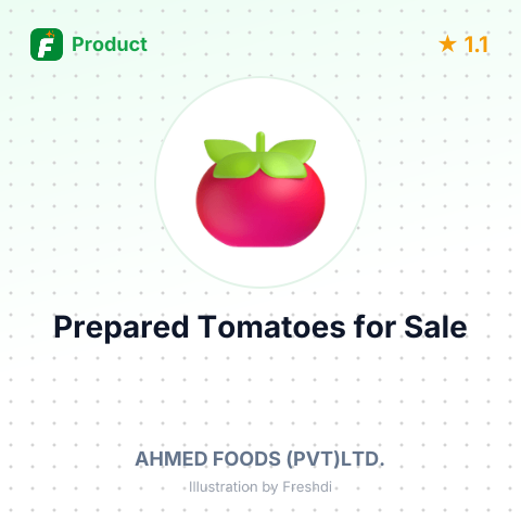 Prepared or Preserved Tomatoes – summary card, no photo uploaded yet