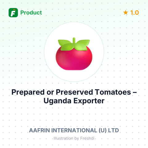 Prepared or Preserved Tomatoes – summary card, no photo uploaded yet