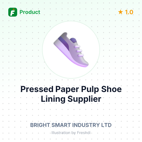 Pressed Paper Pulp Shoe Lining – summary card, no photo uploaded yet